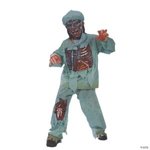 Spirit Zombie Surgeon Costume - Light Green
